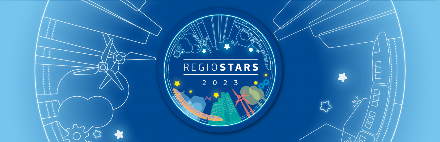 logotyp konkursu Regio Stars Awards 2023 